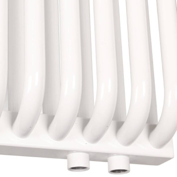 2-х трубчатый радиатор стальной ROMMER RST 2030/14 секций нижнее правое подключение RAL9016 RST-203014-020 (RST-203014-020)-3