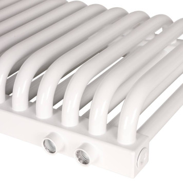 2-х трубчатый радиатор стальной ROMMER RST 2030/14 секций нижнее правое подключение RAL9016 RST-203014-020 (RST-203014-020)-6