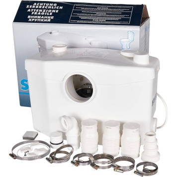 Малошумный канализационный насос SFA SANIPRO XR с измельчителем, 4 подкл, Tmax-50°C (P30)-6
