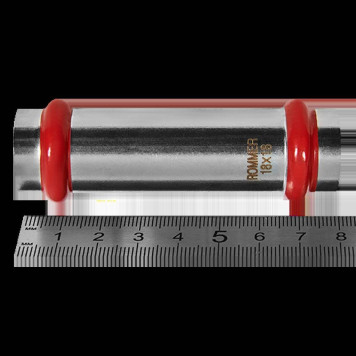 Муфта ROMMER надвижная, 18, из нержавеющей стали прессовой (RSS-0019-000018)-1