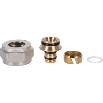 Фитинг компрессионный ROMMER евроконус для труб PEX-AL-PEXb 16х2,0х3/4 (RFC-1021-001620)-6