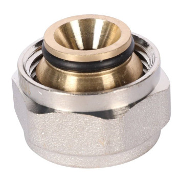 Фитинг компрессионный ROMMER евроконус для труб PEX-AL-PEXc 16х2,6х3/4 (RFC-1026-162634)