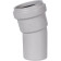 Отвод канализационный бесшумный STOUT D 58 х 15° SKB-0008-005815 (SKB-0008-005815)