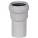Отвод канализационный бесшумный STOUT D 58 х 15° SKB-0008-005815 (SKB-0008-005815)
