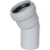 Отвод канализационный бесшумный STOUT D 58 х 30° SKB-0009-005830 (SKB-0009-005830)