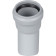 Отвод канализационный бесшумный STOUT D 58 х 30° SKB-0009-005830 (SKB-0009-005830)