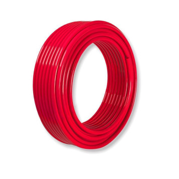 Труба ROMMER PEX из сшитого полиэтилена с кислородным слоем, красная, 20х2,0 (бухта 240 метров) (RPX-0002-242020)-1