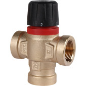 ROMMER RVM-0112-166020 Термостатический смесительный клапан для систем отопления и ГВС 3/4  ВР 35-60°С KV 1,6 (боковое смешивание) (RVM-0112-166020)