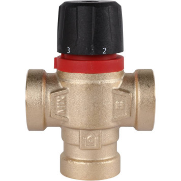 ROMMER RVM-0112-166020 Термостатический смесительный клапан для систем отопления и ГВС 3/4 ВР 35-60°С KV 1,6 (боковое смешивание) (RVM-0112-166020)-1