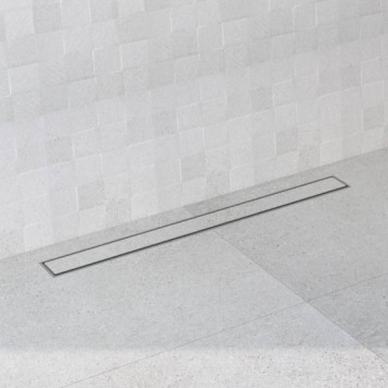 13100006 BETTOSERB Душевой лоток BETTO DRAIN Premium Line 850 Хром матовый/полая под плитку, рамка хром (13100006)-1