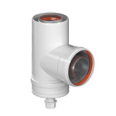 Конденсатоотводчик коаксиальный Т-образный ROMMER D 60/100 (RCA-6010-000103)