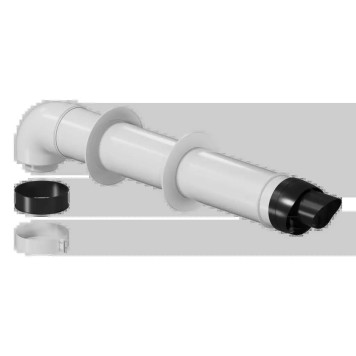Комплект дымохода конденсационный ROMMER 80/125 - 800 мм (RCA-8012-250800)