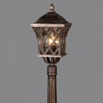 Наземный высокий светильник 09017-0.7-001SL 0.8M BKG-3