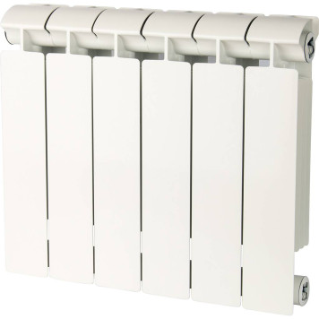 Радиатор биметаллический Global STYLE EXTRA 350 6 секций боковое подключение (белый RAL 9010) STE03501006 (STE03501006)