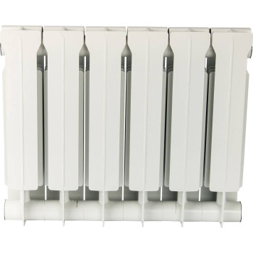 Радиатор биметаллический Global STYLE EXTRA 350 6 секций боковое подключение (белый RAL 9010) STE03501006 (STE03501006)-2