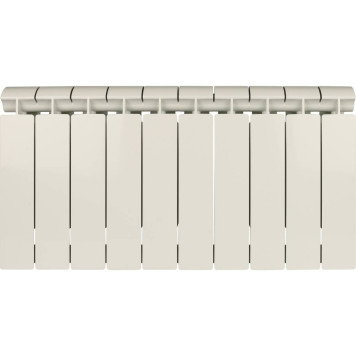 Радиатор биметаллический Global STYLE EXTRA 350 10 секций боковое подключение (белый RAL 9010) STE03501010 (STE03501010)-2