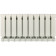 Радиатор биметаллический Global STYLE EXTRA 350 10 секций боковое подключение (белый RAL 9010) STE03501010 (STE03501010)