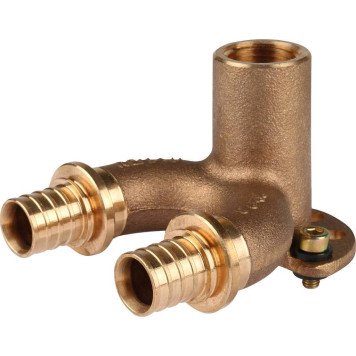 Фитинги REHAU RAUTITAN Проточный настенный угольник 20/20-Rp 1/2 длинный RX+ для труб из сшитого полиэтилена