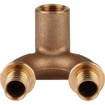 Фитинги REHAU RAUTITAN Проточный настенный угольник 20/20-Rp 1/2 длинный RX+ для труб из сшитого полиэтилена-1