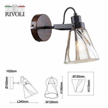Бра Rivoli Clarissa Б0055510-3