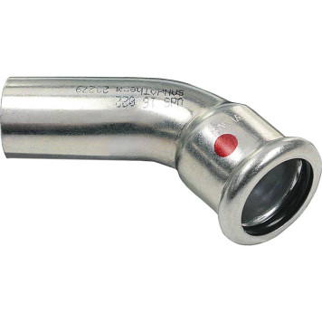 Отвод SANHA-Therm 45° ВПр-НПр 18 для систем отопления и водоснабжения SANHA 24040.