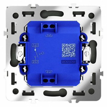Выключатель одноклавишный без рамки Voltum S70 VLS010106-3