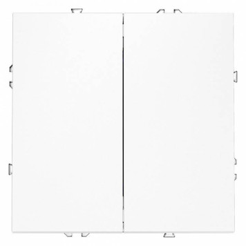 Выключатель двухклавишный без рамки Voltum S70 VLS020102-1