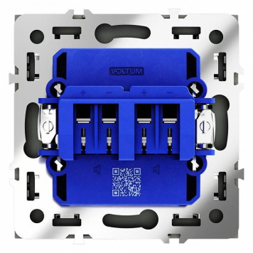 Розетка акустическая без рамки Voltum S70 VLS060308-3