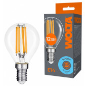 Лампа светодиодная Wolta  WF-G45-12W6KE14