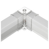 Соединитель угловой L-образный для модульных светильников Wolta  WTB-WBT-L-01