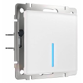 Выключатель сенсорый одноклавишный с подсветкой и функцией Wi-Fi, без рамки Werkel белый W4510601