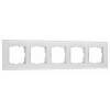 Рамка на 5 постов Werkel Senso белый soft-touch W0053101