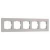Рамка на 5 постов Werkel Senso дымчатый soft-touch W0053117