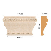 Капитель DECOMASTER D202-18D (144*85*30мм)