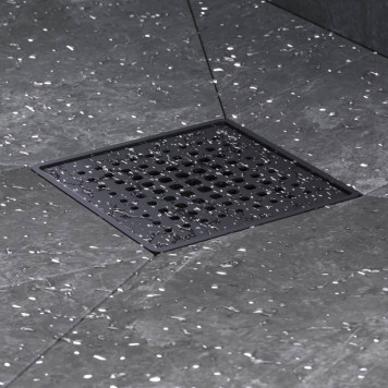 W01BD-P11-010-01BM Трап для душа точечный, универсальный затвор Cut Gradient, 10 см-3