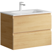 AQ ACC0175DZ Accent Тумба под умывальник, Дуб золотой, 750х454х558 мм ACC0175DZ