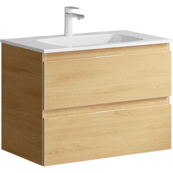 AQ ACC0175DZ Accent Тумба под умывальник, Дуб золотой, 750х454х558 мм ACC0175DZ