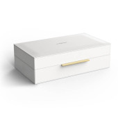 Decor Walther Brownie BOX L Коробка универсальная 30х18х9.5см., искусственная кожа, цвет: белый. 0939850