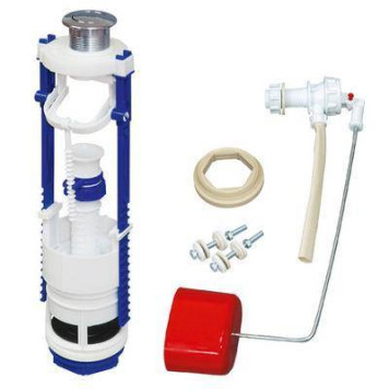 Арматура д/бачка набор б/под хр кноп 1реж универ РБМ АС-7.1M