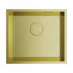 Omoikiri Kasen 49-16-INT-LG Кухонная мойка нерж. сталь 49x44 см, цвет: светлое золото 4997054