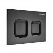 Клавиша смыва BETTOSERB черный матовый квадр. Материал: пластик. Цвет: черный матовый