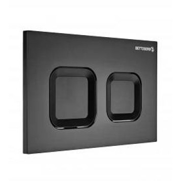 Клавиша смыва BETTOSERB черный матовый квадр. Материал: пластик. Цвет: черный матовый