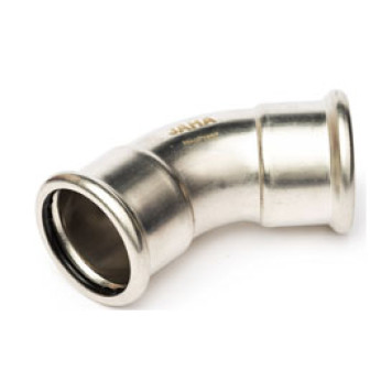 NiroPress AISI 304L отвод 45° ВПр-ВПр, ?15