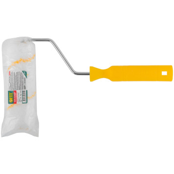 Валик полиакриловый белый с желтой полосой миди, диам. 30/54 мм; ворс 12 мм, 150 мм-2