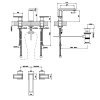Gessi Eleganza Смеситель для раковины на 3 отверстия с донным клапаном, цвет: хром