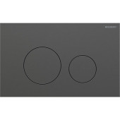 Geberit Sigma40 Клавиша для двойного смыва, круглая: Хромированный черный. 115.628.QD.1
