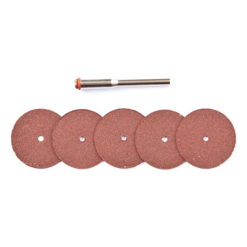 Набор кругов отрезных по металлу REDVERG (5шт+ держатель) (830481)-1