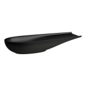 Laufen Alessi One Раковина-чаша 100х38х17см., без отв., без перелива, с покр. LLC, цвет: черный матовый. 8.1897.4.716.112.1