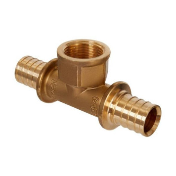 Тройник латунный SMART Install переходный с внутр. резьбой ⌀16x2,2-В1/2 -⌀16x2,2. 52250S