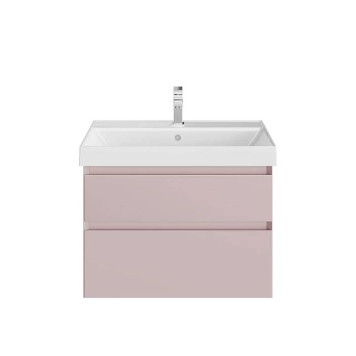 Kerama Marazzi Cubo Тумба подвесная, 67.8х47х47.5см., с ящиками, цвет: мальва матовая-2